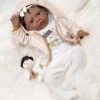 Paradise Galleries Reborn Baby Doll Kione, 20 Inch Girl In Soft Vinyl & Weighted Body, 8-Piece Set
