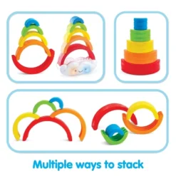 Kidoozie Musical Stack & Learn Rainbow, Stacking Activity Toy For Infants And Toddlers 6-24M With Motion Activated Lights And Sounds -Wild Republic Store GUEST 0714be29 b06d 479f b5cb fea3dc8a4ec8