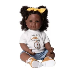 Adora Realistic Black Baby Doll Happy Camper Toddler Doll - 20 Inch, Soft CuddleMe Vinyl, Black Hair, Brown Eyes -Wild Republic Store GUEST 0770aa47 4ba6 4cc4 bfc7 610fc5e72a92