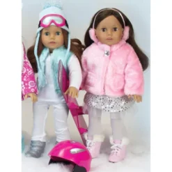 Sophia’s Pink Faux Fur Coat And Earmuff Headband Set For 18" Dolls -Wild Republic Store GUEST 0aff5134 7b06 4879 bd91 1a5563a49134
