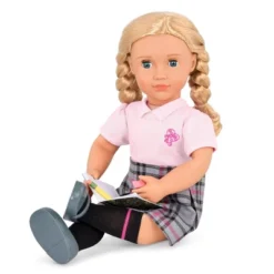 Our Generation Hally With Storybook & Accessories 18" Posable School Doll -Wild Republic Store GUEST 0c090631 a50f 4e1b be30 024423d5e057