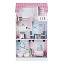 Teamson Kids 'Wonderland' Children's 2 In 1 Doll House & Play Kitchen TD-12515P -Wild Republic Store GUEST 0c6f3d47 d7d7 4abd 90d6 7ebbf67f89c1