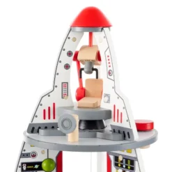 Hape Multi Level 4 Tier 37 Piece Wooden Discovery Spaceship Center Kids Activity Play Set With Multiple Rooms And Accessories -Wild Republic Store GUEST 105c08d9 9aba 477f 9633 de2e3100ee93