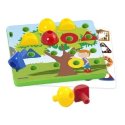 Miniland Educational Activity Pegs, 30 Pieces