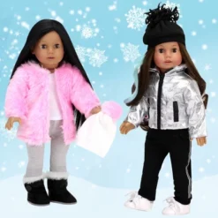 Sophia’s Coat, Winter Hat, Leggings And Boots For 18" Dolls, Pink -Wild Republic Store GUEST 21dcb099 5c07 4e32 9a32 1beac41688d6