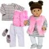 Sophia’s 4 Piece Winter Outfit With Shoes Set For 15'' Dolls, Pink/Gray -Wild Republic Store GUEST 22ec006e cf14 4d16 82a5 feb26ce9fc39