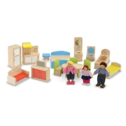 Melissa & Doug Hi-Rise Wooden Dollhouse With Furniture, Garage And Working Elevator -Wild Republic Store GUEST 26a43031 6f6b 4e36 9248 5b2962d4b3b9