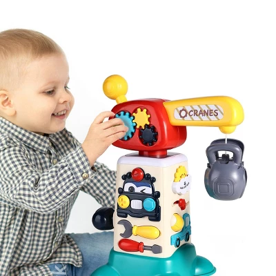 IPlay, ILearn Musical Crane Activity Cube 4 IPlay, ILearn Musical Crane Activity Cube - Image 2