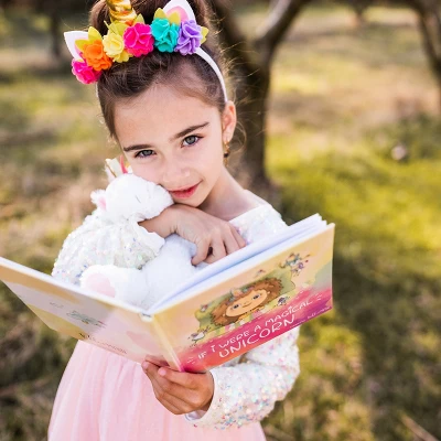 Tickle & Main Magical Unicorn Gift Set, 3-Piece Set, Unicorn Stuffed Animal For Girls 2 Years Old And Above 4 Tickle & Main Magical Unicorn Gift Set, 3-Piece Set, Unicorn Stuffed Animal For Girls 2 Years Old And Above - Image 2