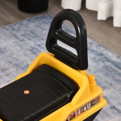 HOMCOM NO POWER Ride On Excavator Toy Tractors Digger Movable Scooter Walker Pretend Play Toddler Construction Truck Basket Storage Yellow -Wild Republic Store GUEST 3a247e76 4a76 40e5 b072 6133312e5fed