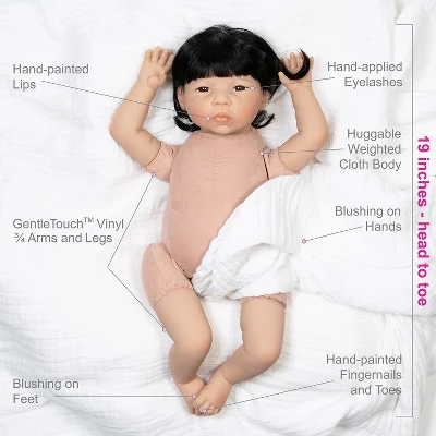 Paradise Galleries Rainbow Ballerina Doll, 19.5 Inch Reborn Toddler Inch Made In GentleTouch Vinyl, 5-Piece Reborn Doll Gift Set 6 Paradise Galleries Rainbow Ballerina Doll, 19.5 Inch Reborn Toddler Inch Made In GentleTouch Vinyl, 5-Piece Reborn Doll Gift Set - Image 4