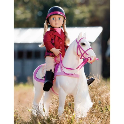 Our Generation Lily Anna With Horseback Riding Outfit & Book 18" Posable Doll 3 Our Generation Lily Anna With Horseback Riding Outfit & Book 18" Posable Doll
