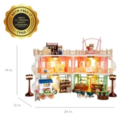 Best Choice Products Deluxe Cottage Dollhouse Mansion Pretend Toy Playset W/ 225 Accessories And Tiny Critters For Kids -Wild Republic Store GUEST 48a17bc0 e5f8 4ccd 8fd9 cf011eeed95a