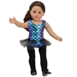 Sophia’s Jazz Leotard Costume And Tap Shoes For 18'' Dolls, Black -Wild Republic Store GUEST 48ea59c7 dad2 4b2c 8607 efb25b52a806