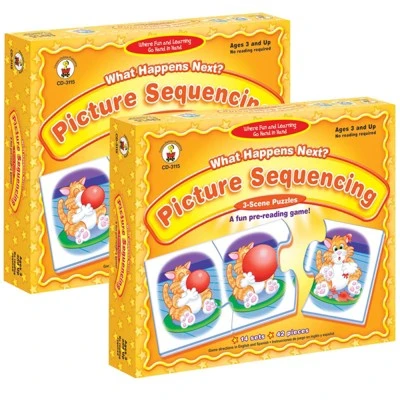 Carson Dellosa Education What Happens Next? Picture Sequencing Puzzle Games 5 Carson Dellosa Education What Happens Next? Picture Sequencing Puzzle Games - Image 3