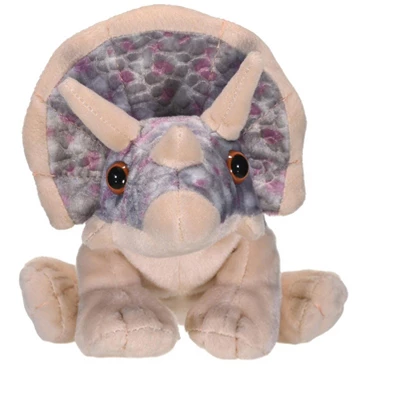 Wild Republic Cuddlekins Mini Triceratops Stuffed Animal, 8 Inches 3 Wild Republic Cuddlekins Mini Triceratops Stuffed Animal, 8 Inches