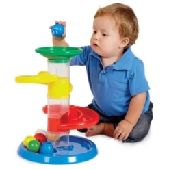 Edushape Rollipop Jumbo Sized Balls Raceway - 13 Pieces