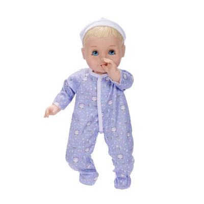 Perfectly Cute 14" Sleepy Time Baby Doll - Blonde Hair/Blue Eyes 4 Perfectly Cute 14" Sleepy Time Baby Doll - Blonde Hair/Blue Eyes - Image 2