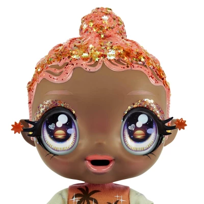 Glitter Babyz Solana Sunburst With 3 Magical Color Changes Baby Doll - Coral Pink Hair 6 Glitter Babyz Solana Sunburst With 3 Magical Color Changes Baby Doll - Coral Pink Hair - Image 4