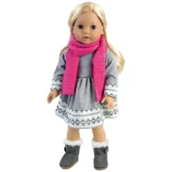 Sophia’s Doll Dress, Leggings, Hat, And Scarf Set For 18" Dolls -Wild Republic Store GUEST 67a04819 6a23 43a5 8182 a1b6130c269e