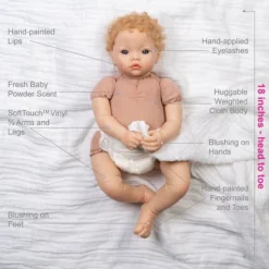 Paradise Galleries Realistic Newborn Doll - Forever Yours Golden, 7-Piece Reborn Doll Gift Set With Magnetic Pacifier -Wild Republic Store GUEST 67bc9c8c 347d 48b6 ac61 1ebc8be357be