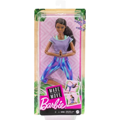 Barbie Made To Move Doll - Blue Dye Pants 7 Barbie Made To Move Doll - Blue Dye Pants - Image 5