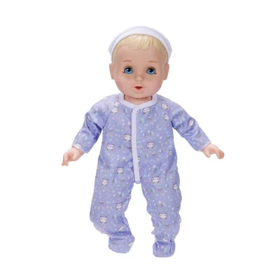 Perfectly Cute 14" Sleepy Time Baby Doll - Blonde Hair/Blue Eyes 6 Perfectly Cute 14" Sleepy Time Baby Doll - Blonde Hair/Blue Eyes - Image 4
