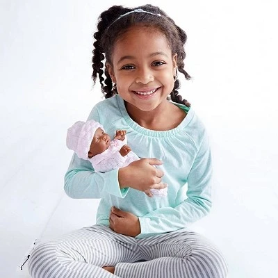 JC Toys Mini La Newborn Boutique Realistic 9.5" Anatomically Correct Real Girl Baby Doll Dressed 4 JC Toys Mini La Newborn Boutique Realistic 9.5" Anatomically Correct Real Girl Baby Doll Dressed - Image 2