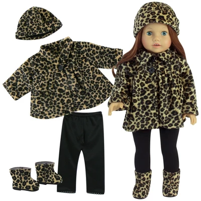 Sophia’s Doll Coat, Hat, Leggings, And Boots Set For 18" Dolls 6 Sophia’s Doll Coat, Hat, Leggings, And Boots Set For 18" Dolls - Image 4