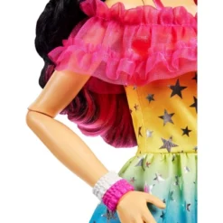Barbie 28" Large Doll With Black Hair And Rainbow Dress -Wild Republic Store GUEST 72e24f15 ab58 4f14 a267 7cc3390f60d7