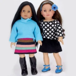 Sophia’s 9 Piece Winter Set For 18" Dolls, Blue/Black -Wild Republic Store GUEST 73367a23 d062 48f1 9e38 57add66e1532