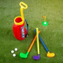 Toy Time Toddler Toy Golf Set With Plastic Bag, Clubs, Putter, Balls, Putting Cup 11 Toy Time Toddler Toy Golf Set With Plastic Bag, Clubs, Putter, Balls, Putting Cup -Wild Republic Store GUEST 762ed95c 0718 4313 9b7a 3fc0e8091f0c