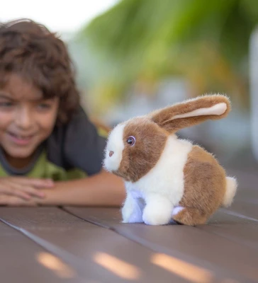 HearthSong - Happy Hopping Velvety Soft Plush Bunny For Kids 3 HearthSong - Happy Hopping Velvety Soft Plush Bunny For Kids