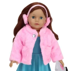 Sophia’s Pink Faux Fur Coat And Earmuff Headband Set For 18" Dolls -Wild Republic Store GUEST 7ddb6189 de1f 4178 841f e7c18b2ed2e3