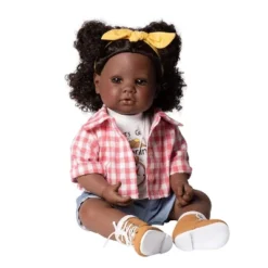 Adora Realistic Black Baby Doll Happy Camper Toddler Doll - 20 Inch, Soft CuddleMe Vinyl, Black Hair, Brown Eyes -Wild Republic Store GUEST 8266a672 3b8b 42ae 8c8f 632be7b99440