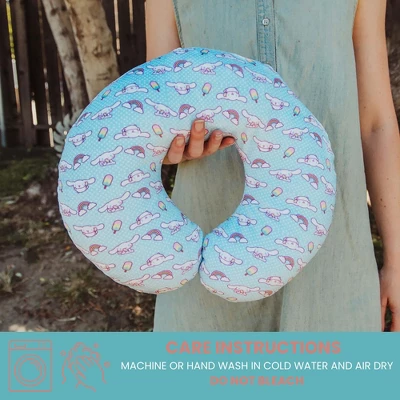 HELLO KITTY Surreal Entertainment Sanrio Cinnamoroll Reversible Neck Roll Pillow And Plush Toy 7 HELLO KITTY Surreal Entertainment Sanrio Cinnamoroll Reversible Neck Roll Pillow And Plush Toy - Image 5