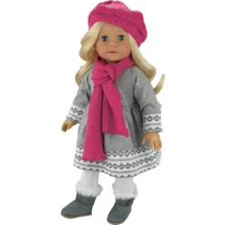 Sophia’s Doll Dress, Leggings, Hat, And Scarf Set For 18" Dolls -Wild Republic Store GUEST 85dfd7d3 c791 4703 951e 13fafd4c1a48