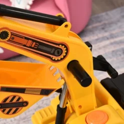 HOMCOM NO POWER Ride On Excavator Toy Tractors Digger Movable Scooter Walker Pretend Play Toddler Construction Truck Basket Storage Yellow -Wild Republic Store GUEST 8a5b98e0 bc67 465b a263 c5a9a2cc71b5