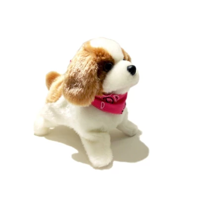Insten Cute Barking Dog Toy, Somersault Puppy Toys Can Sit, Walk, And Flip, White And Brown 8 Insten Cute Barking Dog Toy, Somersault Puppy Toys Can Sit, Walk, And Flip, White And Brown - Image 6