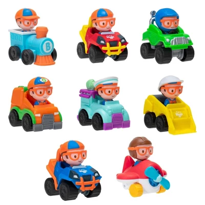 Blippi 2'' Mini Mobiles - 8pk 4 Blippi 2'' Mini Mobiles - 8pk - Image 2