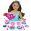 Sophia’s 17 Piece Tea Set With Petit Four Cakes For 18" Dolls, Pink -Wild Republic Store GUEST 990922b4 0643 4aa8 9704 4b3437a6a2f7