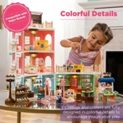 Best Choice Products Deluxe Cottage Dollhouse Mansion Pretend Toy Playset W/ 225 Accessories And Tiny Critters For Kids -Wild Republic Store GUEST 997713e5 f79f 43bb be30 e3bee31b7ed8