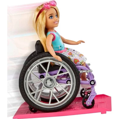 Barbie Chelsea Wheelchair Doll - Sweets Dress 3 Barbie Chelsea Wheelchair Doll - Sweets Dress