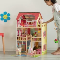 ShpilMaster Wooden Doll House With Toys And Furniture Accessories With LED Light For Ages 3+ 13 ShpilMaster Wooden Doll House With Toys And Furniture Accessories With LED Light For Ages 3+ -Wild Republic Store GUEST 9f2dc976 b0c5 428c 9252 81650d503106
