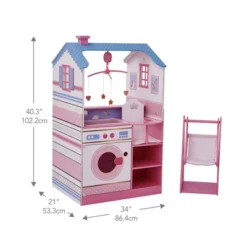 Olivia's Little World Childrens Wooden Doll Changing Station Dollhouse TD-11460W -Wild Republic Store GUEST a458c422 f233 4802 8670 19237a82124a