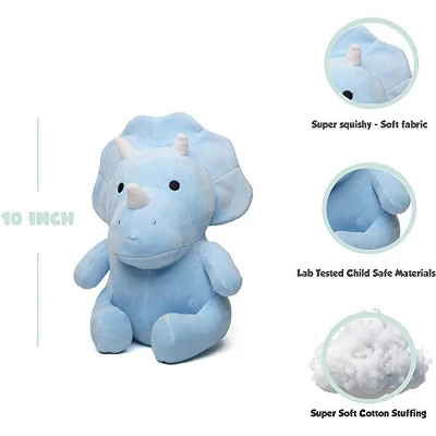 Avocatt Triceratops Dinosaur Plush 3 Avocatt Triceratops Dinosaur Plush - Image 2