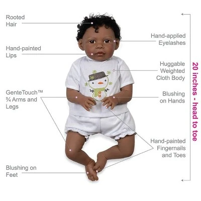 Paradise Galleries Reborn Baby Doll Kione, 20 Inch Girl In Soft Vinyl & Weighted Body, 8-Piece Set 7 Paradise Galleries Reborn Baby Doll Kione, 20 Inch Girl In Soft Vinyl & Weighted Body, 8-Piece Set - Image 5