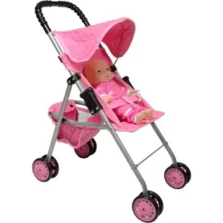 The New York Doll Collection Baby Doll Stroller - My First Toy Stroller For Kids -Wild Republic Store GUEST bcd2f606 b925 410b 95a0 9ffe5a1004be