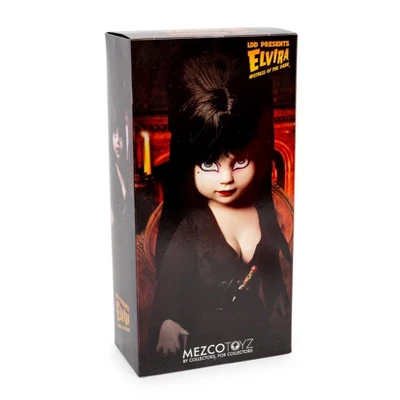 Mezco Toyz Living Dead Dolls Presents Elvira Mistress Of The Dark 10 Inch Collectible Doll 6 Mezco Toyz Living Dead Dolls Presents Elvira Mistress Of The Dark 10 Inch Collectible Doll - Image 4