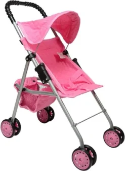 The New York Doll Collection Baby Doll Stroller - My First Toy Stroller For Kids -Wild Republic Store GUEST be80dbc7 2a29 4208 a072 acfed8c70f37
